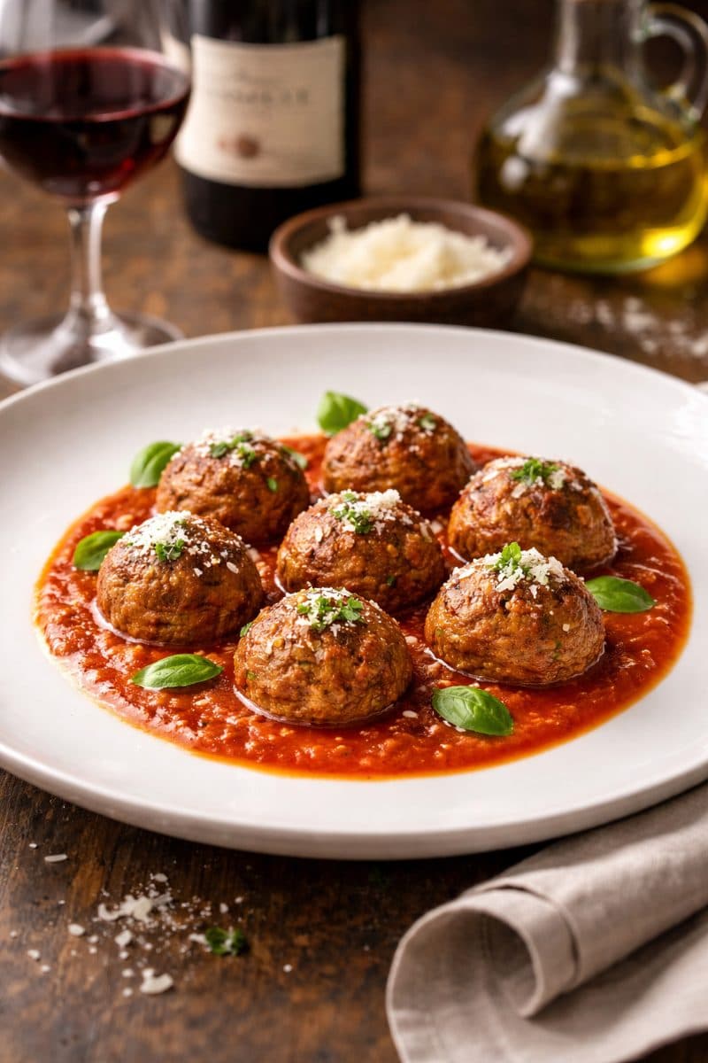 Moderne Polpette à la Massimo Bottura