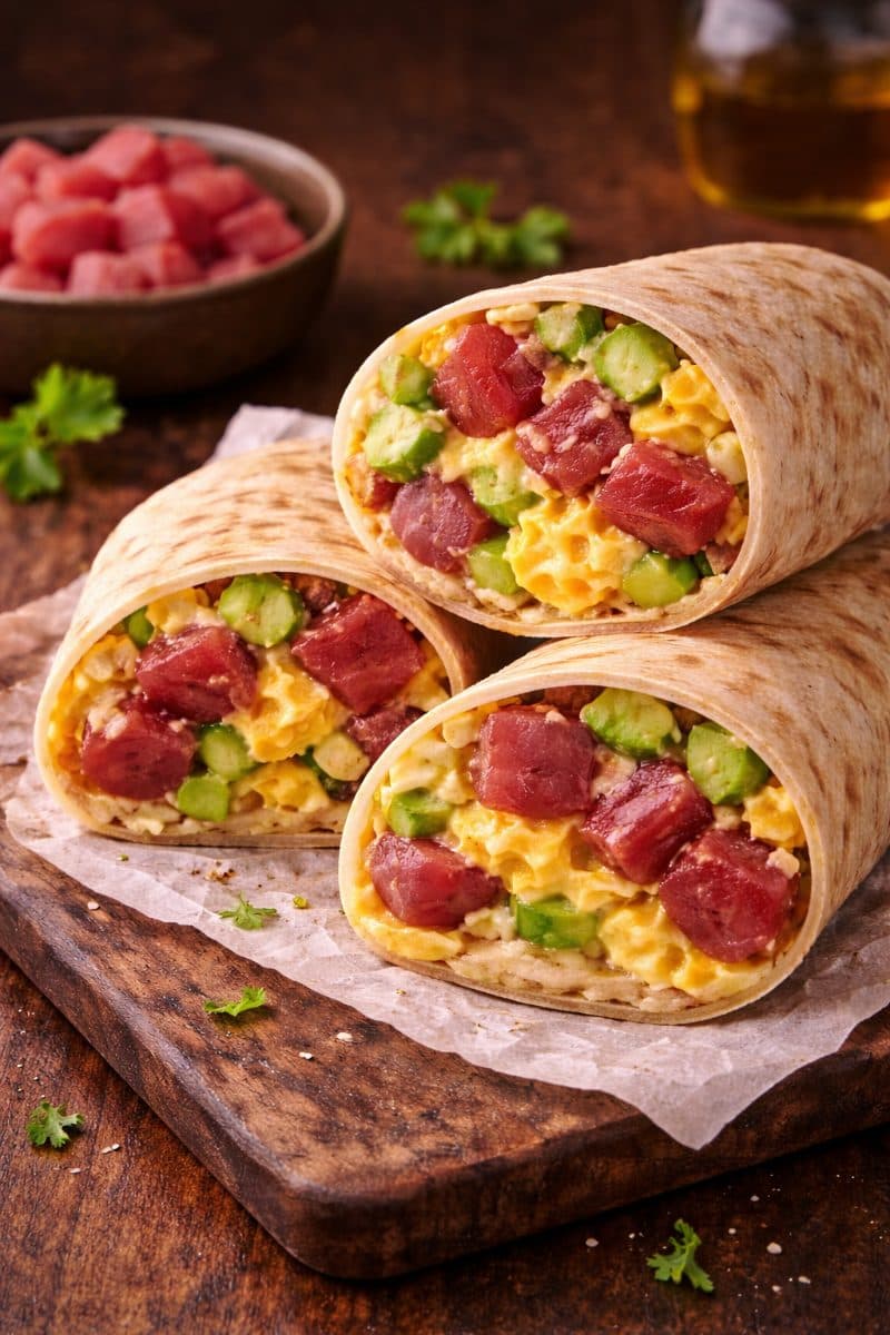 Wrap met tonijn & ei
