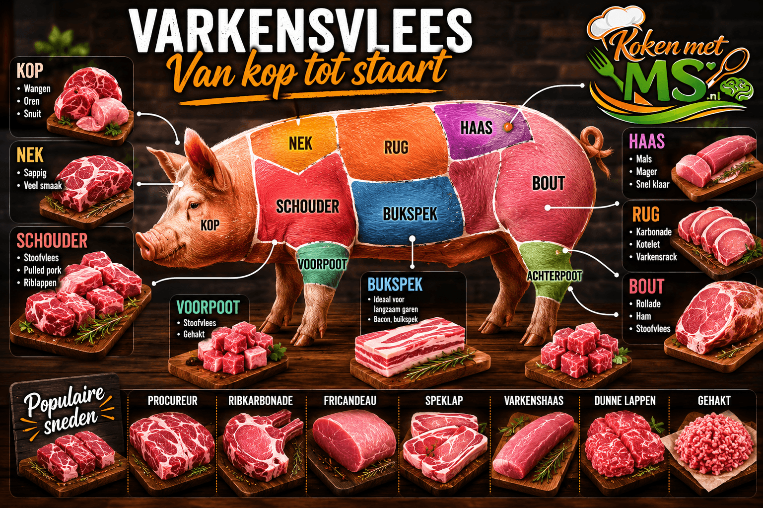 Infographic: Varken van kop tot staart