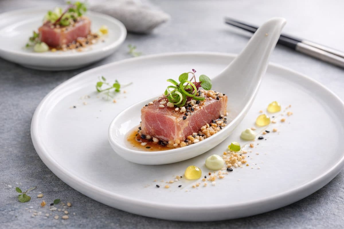 Tonijn Tataki Amuse – Fine Dining