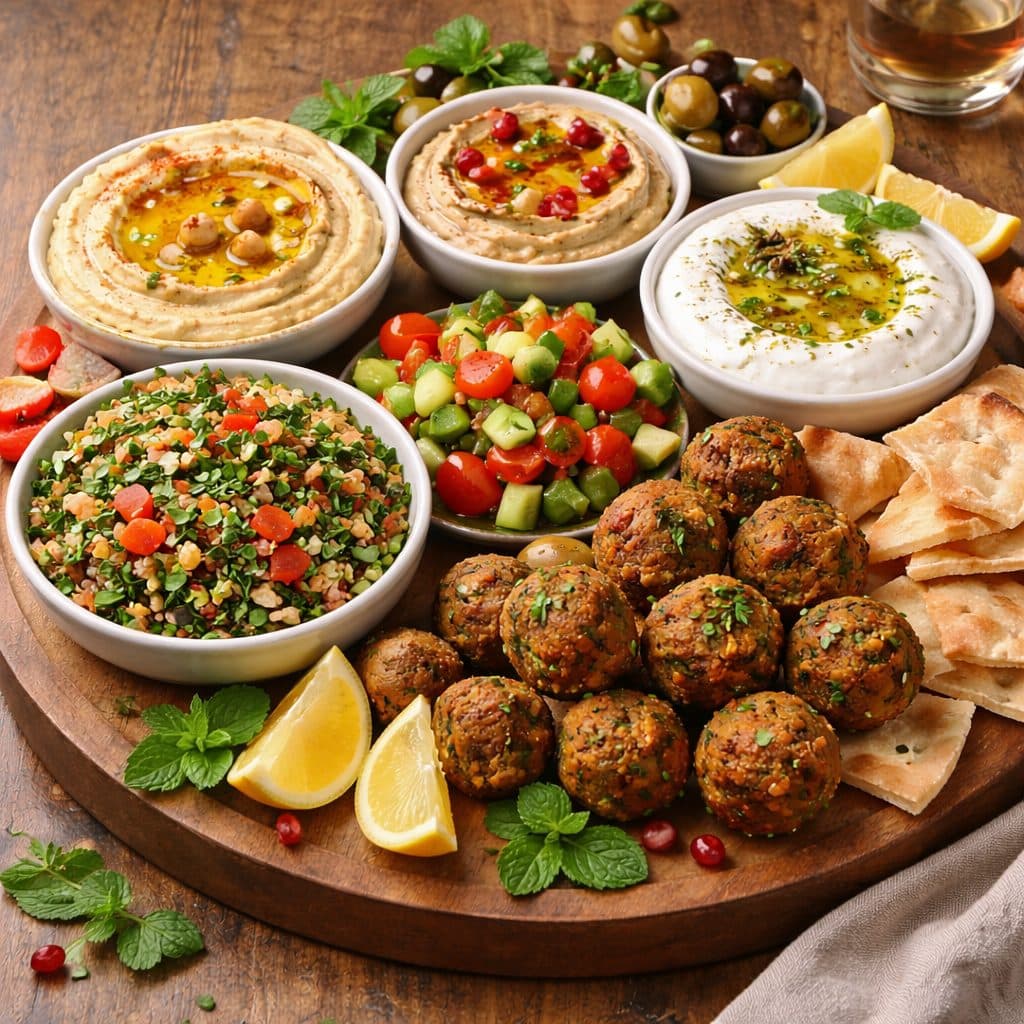 Libanese Mezze (Middle Eastern Sharing Platter)