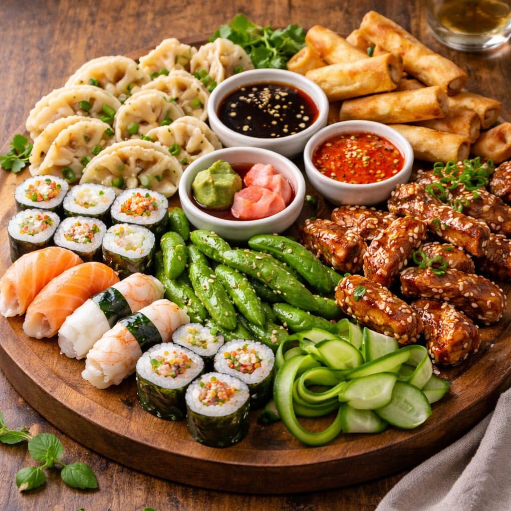 Oosterse Borrelplank (Asian Style Sharing Board)