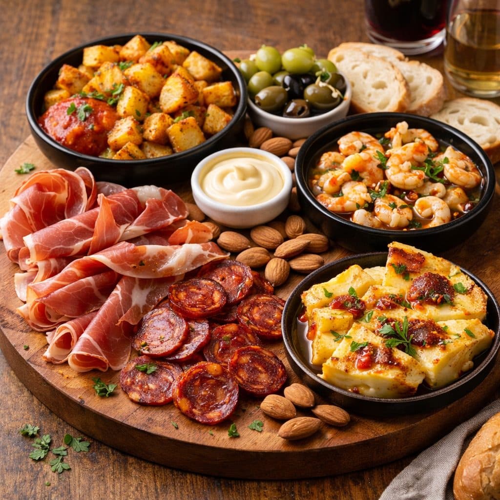 Luxe Tapasplank met Warme Gerechtjes