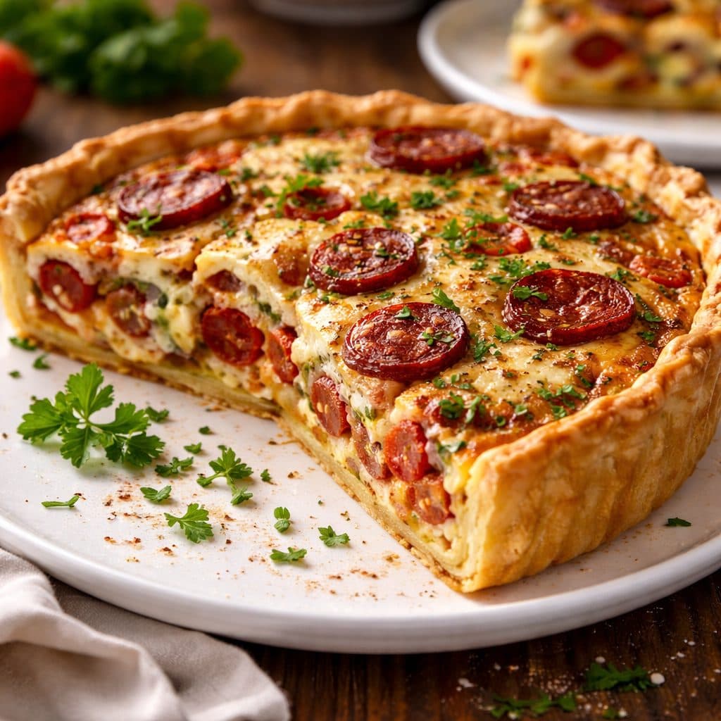 Luxe Quiche met Chorizo