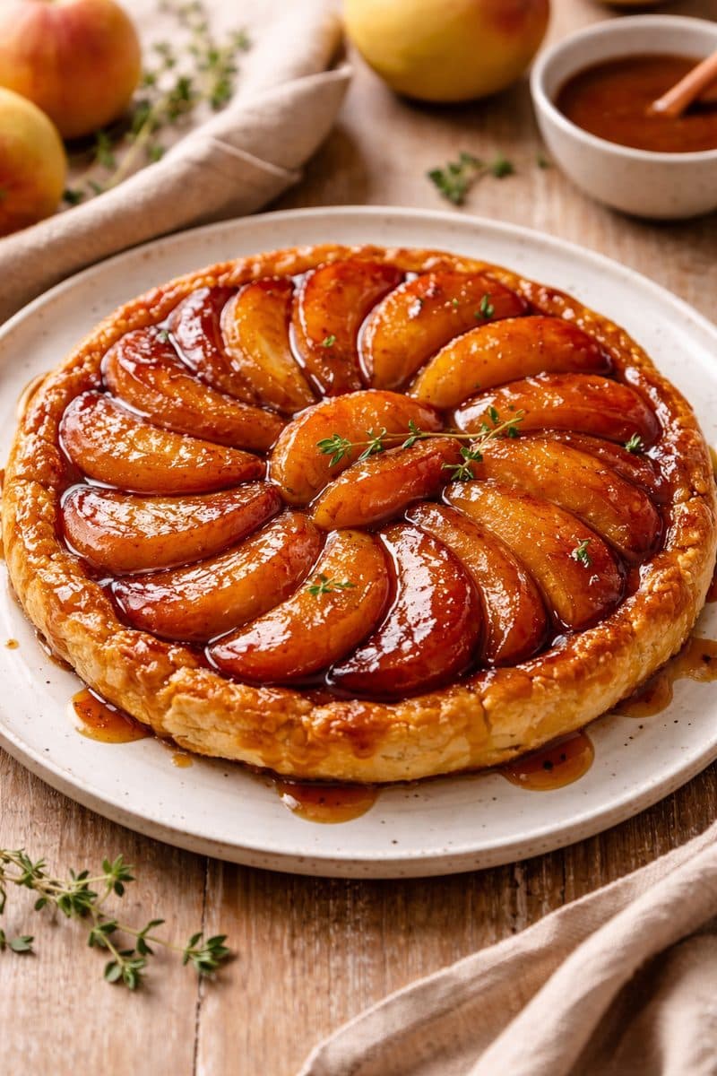 Tarte Tatin (klassieke Franse omgekeerde appeltaart)