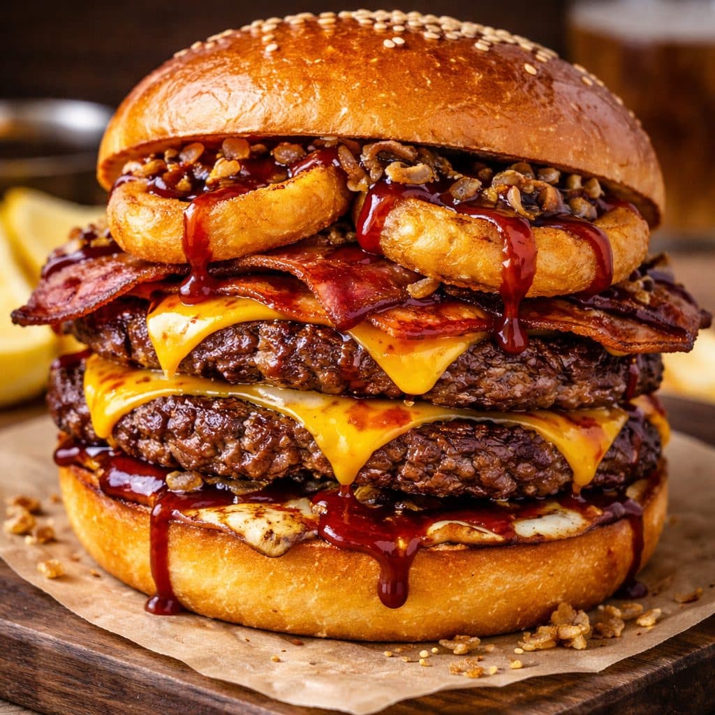BBQ smash burger (smoky & sticky)