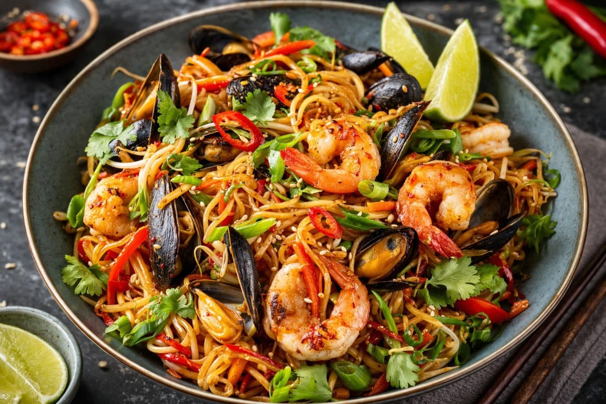 Noordzee Vuurmie met Scampi & Mosseltjes Recept is gestuurd door Elsje Galle