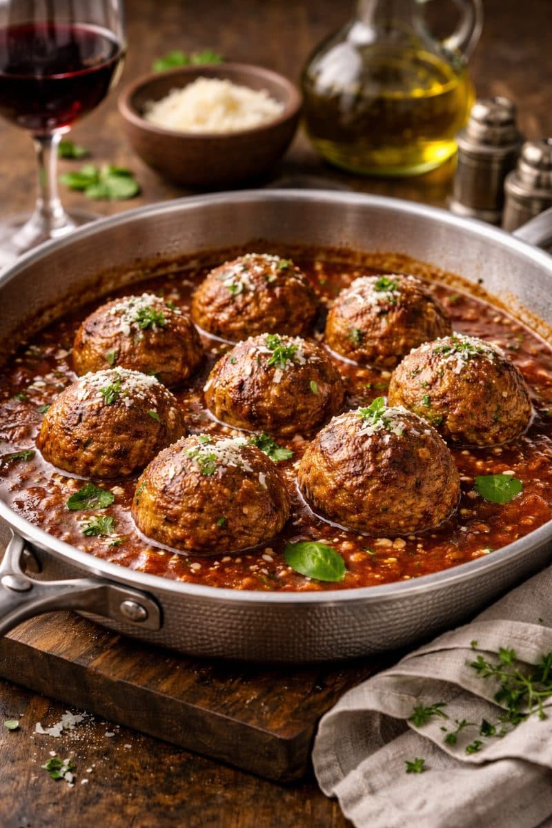 Ultieme Hybride Gehaktbal (Italiaans × Fine Dining × Nederlands)