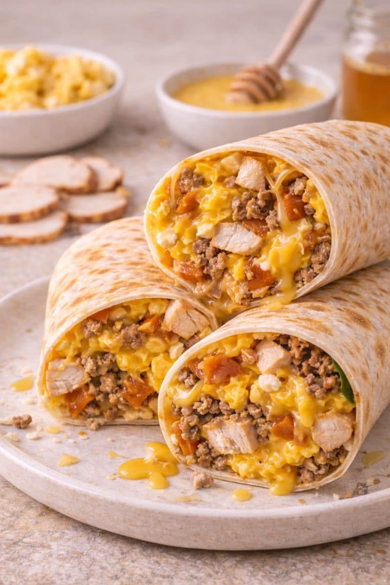wrap met kalkoen & honing-mosterd
