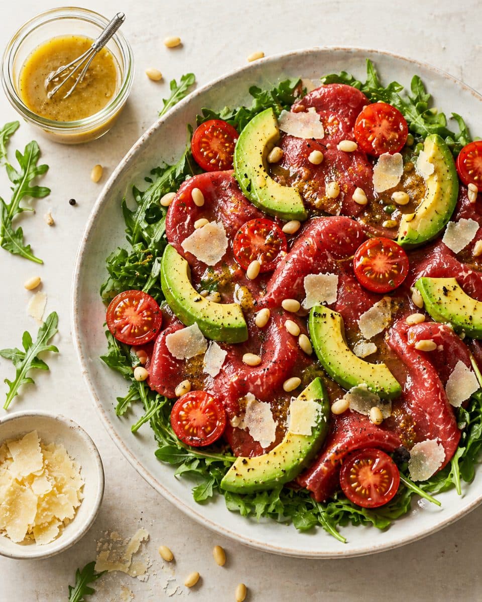 Carpaccio salade