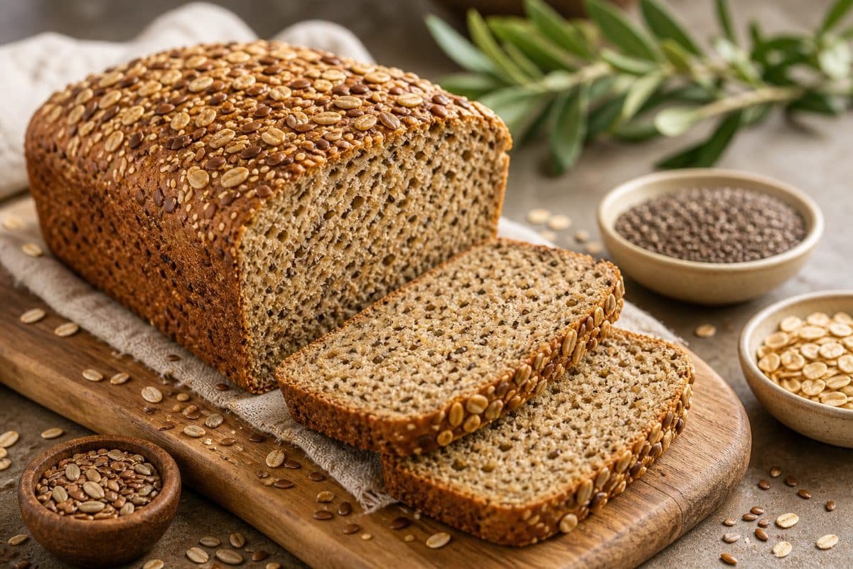 Pan de avena en chia: