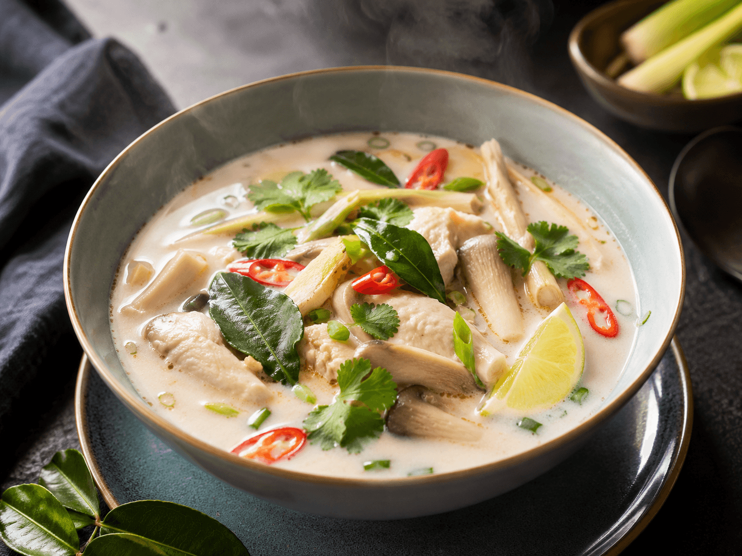 Tom kha kai.