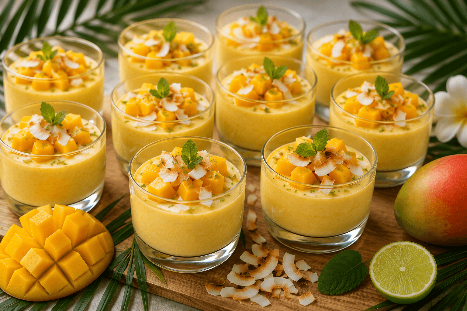 Thaise mangomousse.