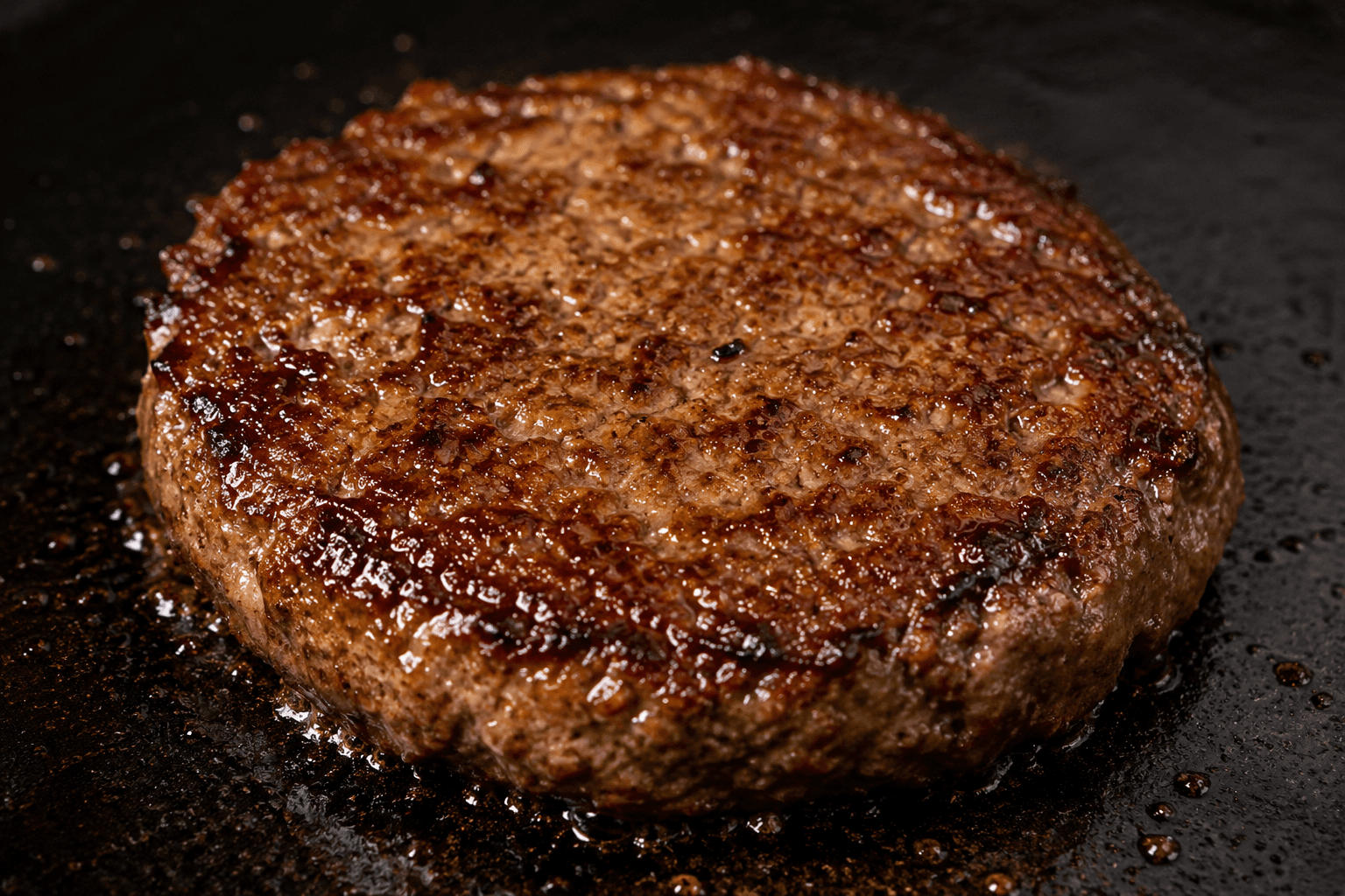 Zelfgemaakte Hamburger Patty.