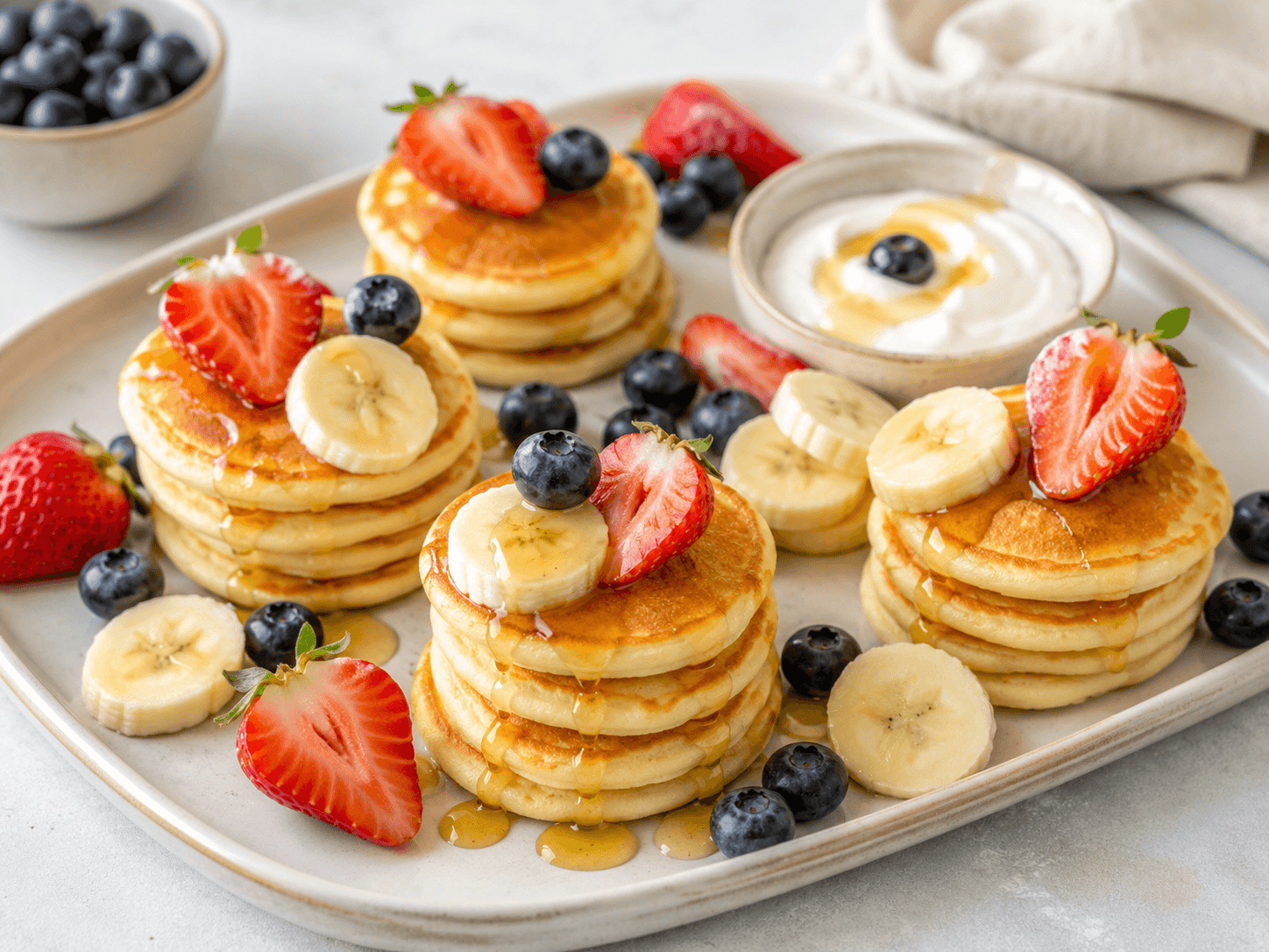 Mini pancakes.