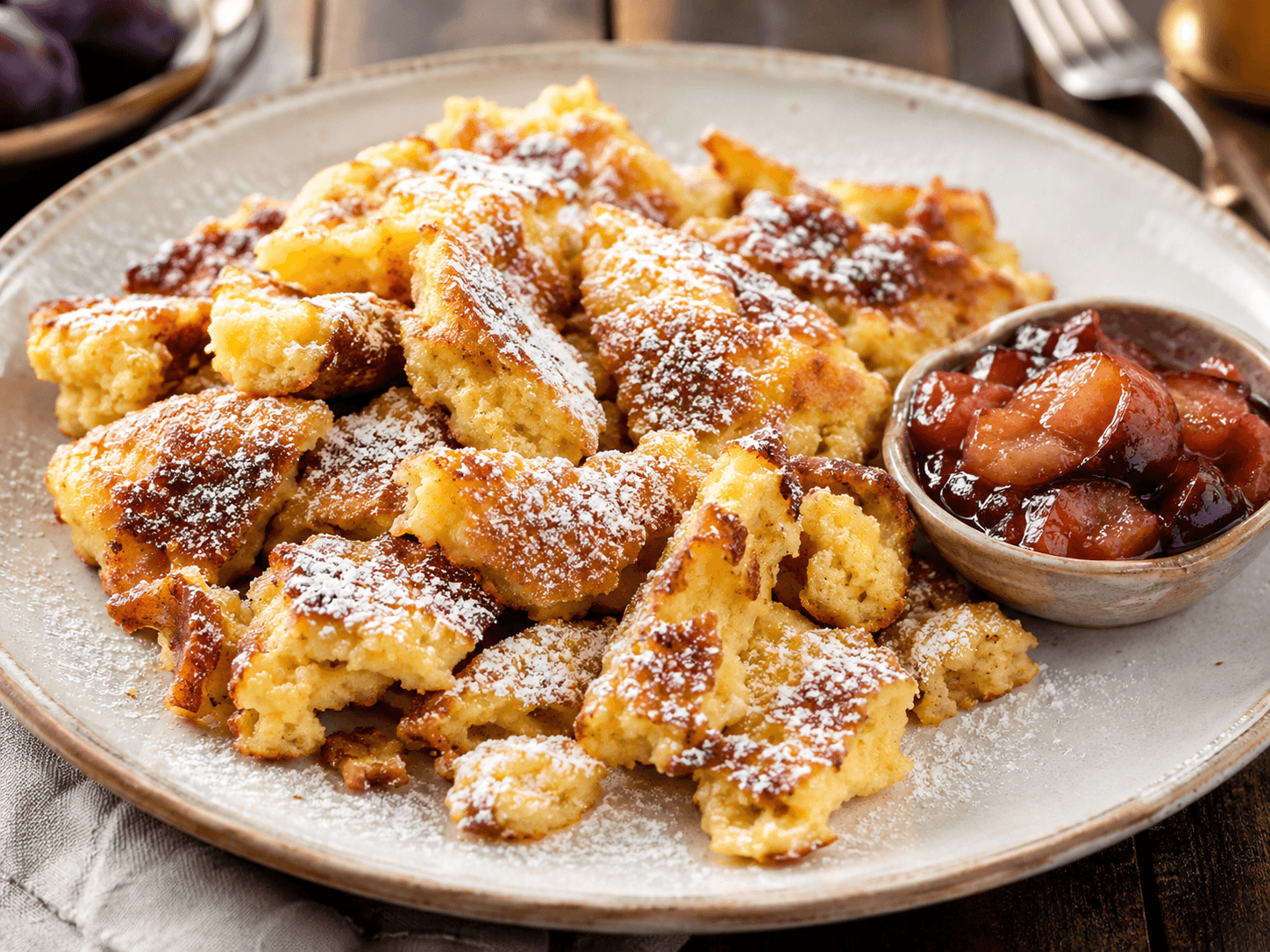 Kaiserschmarrn beslag.