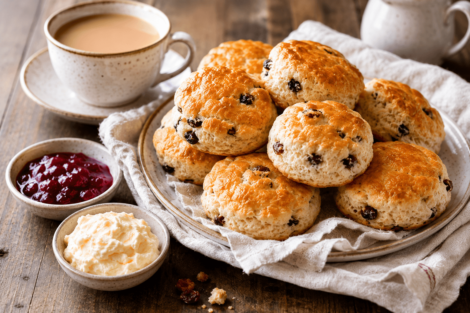 Zachte en Fruitige Scones van Delia Smith.