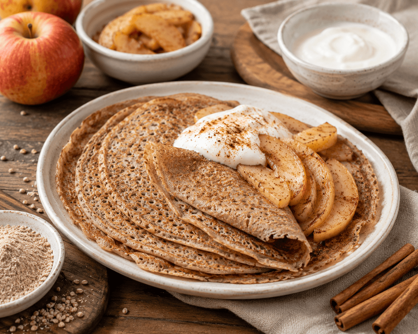 Boekweit pannenkoeken.