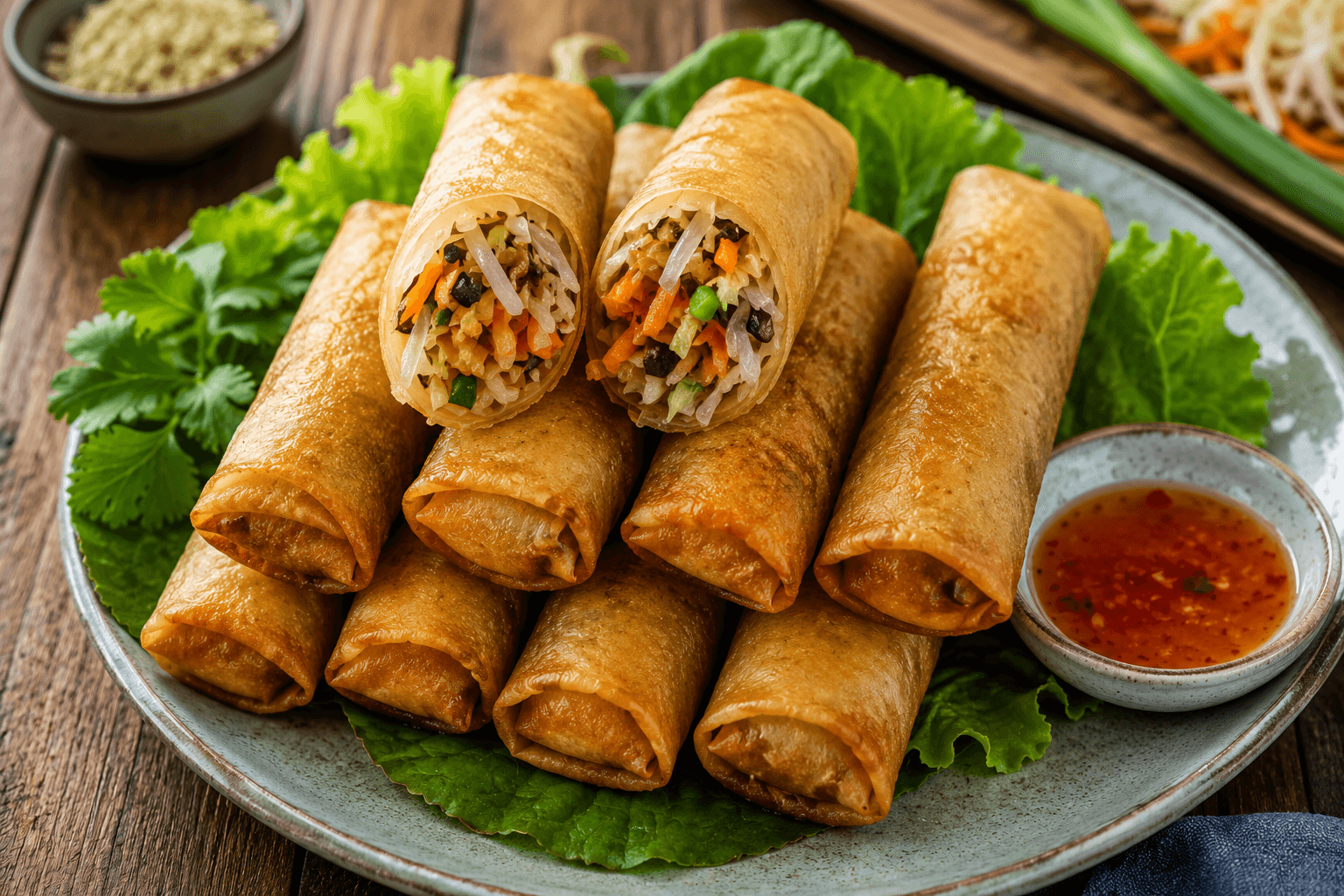 Chinese Groenteloempia's (10 stuks).