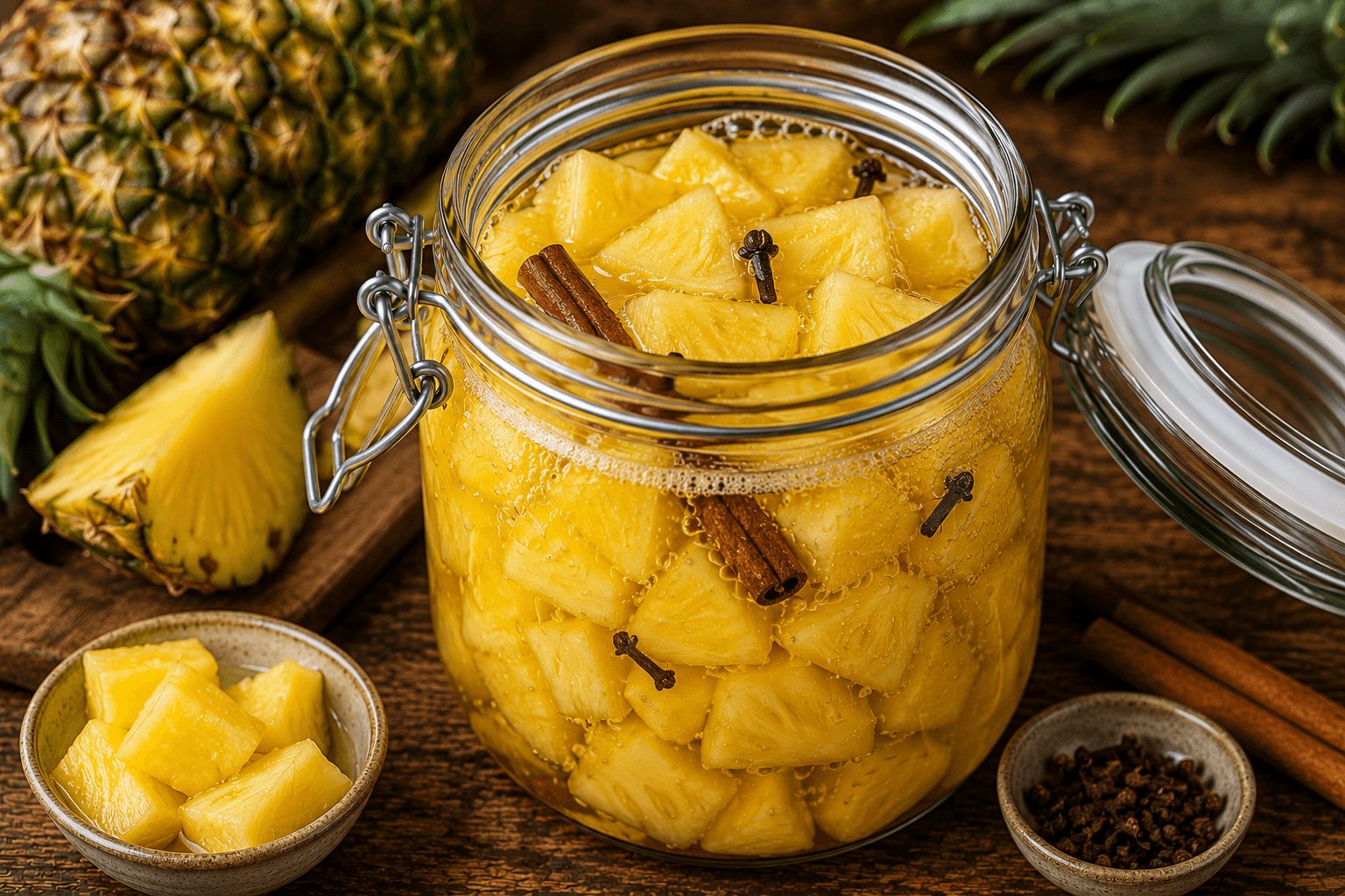 Gefermenteerde ananas (licht bruisend).
