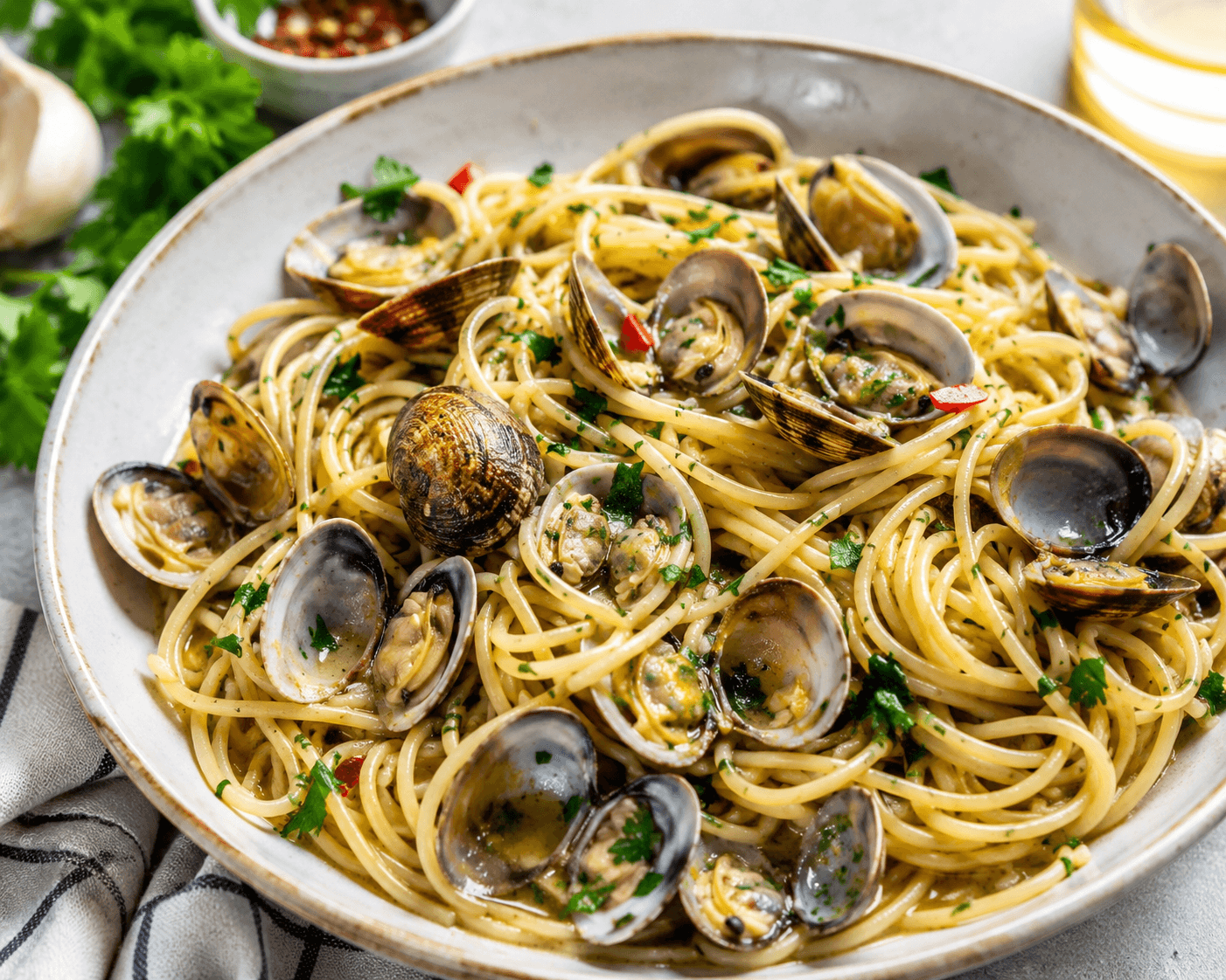 Pasta alle Vongole.