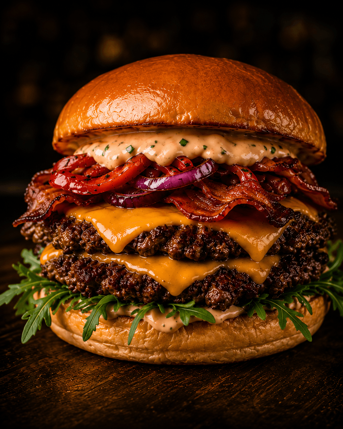 Smash Touro Burger. Recept van Delano Chiattone van o touro in Alvor Portugal een oud collega en goede vriend.