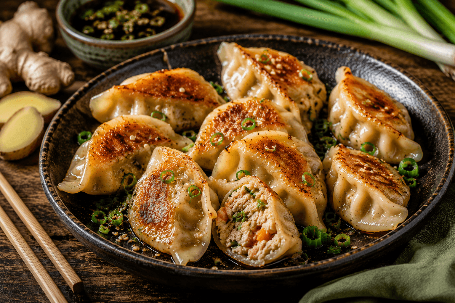 Kip-Gember Dumplings.