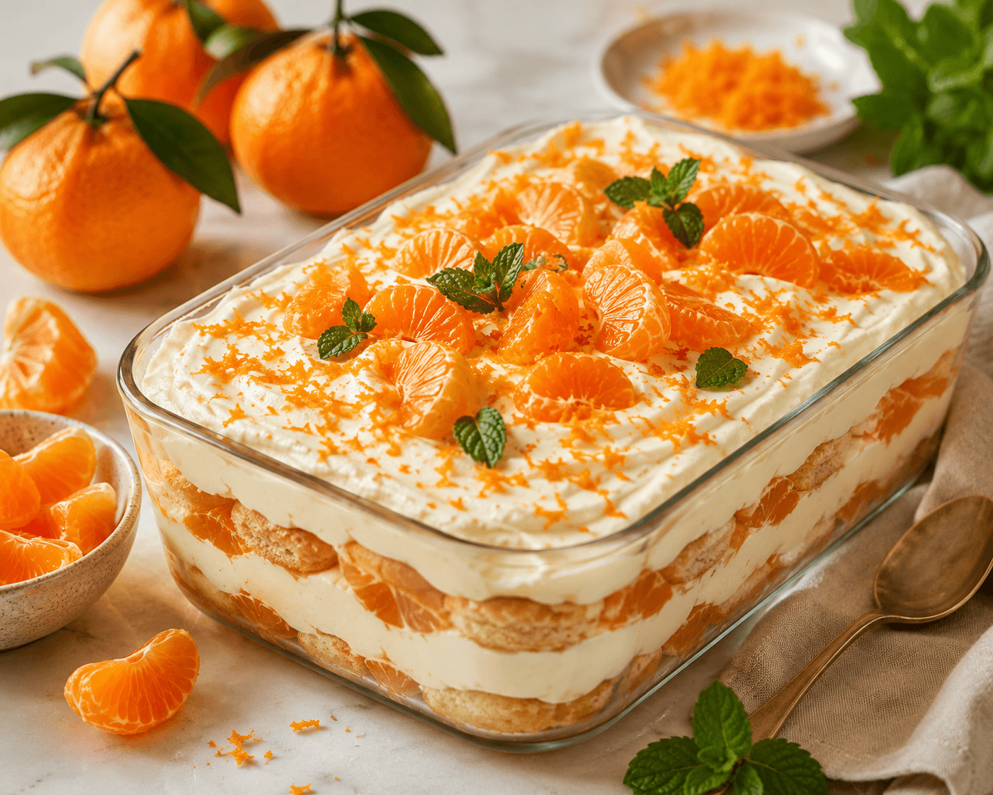 Clementine tiramisu.
