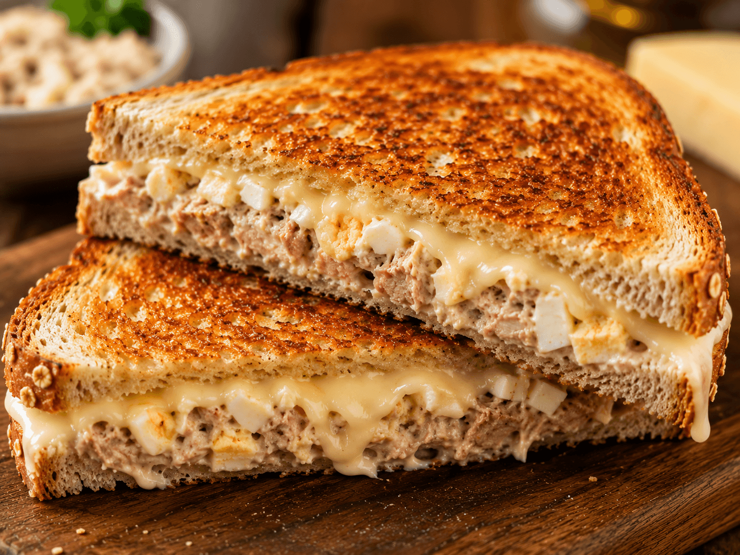Tuna Melt Sandwich.