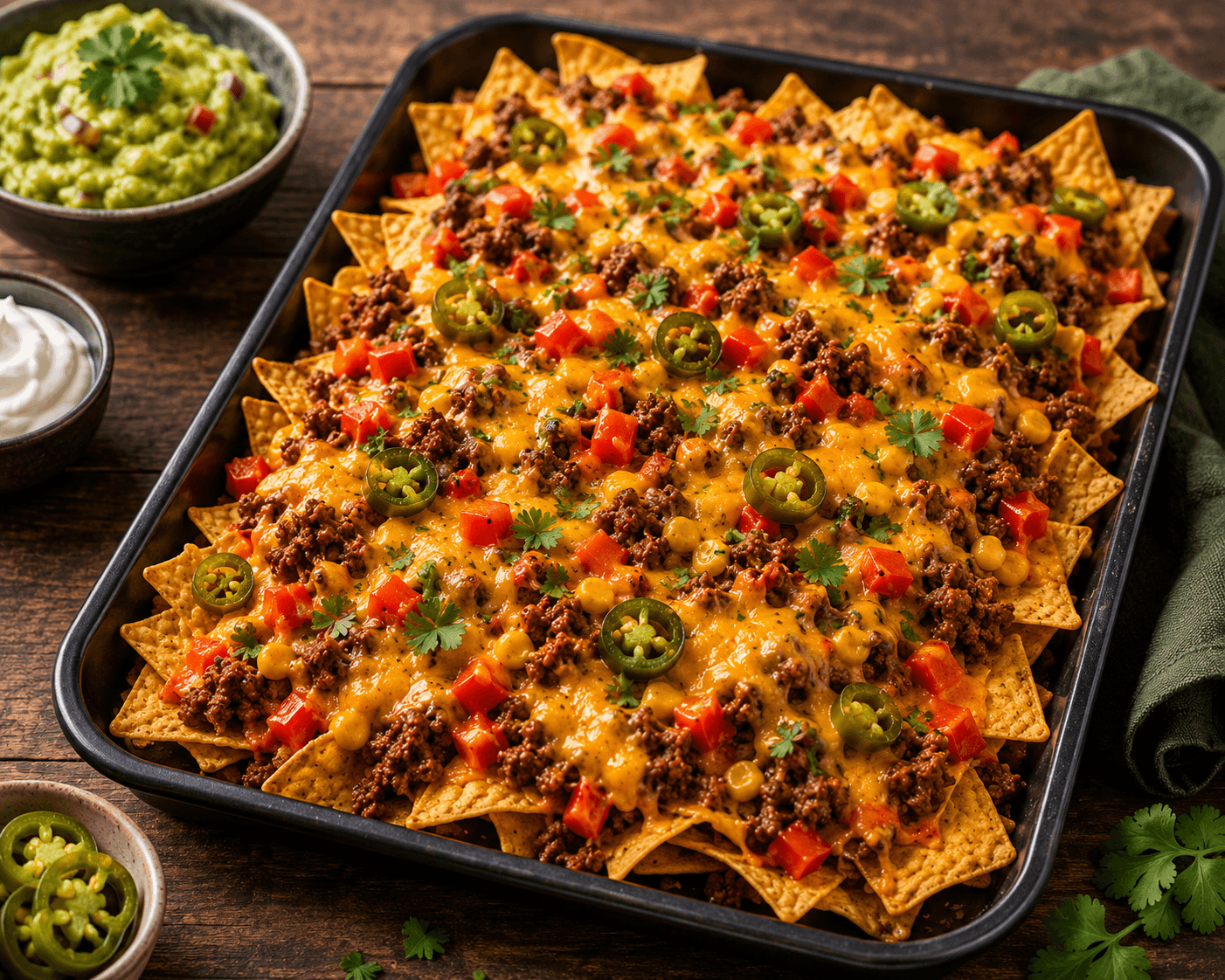 Loaded Nacho Traybake.