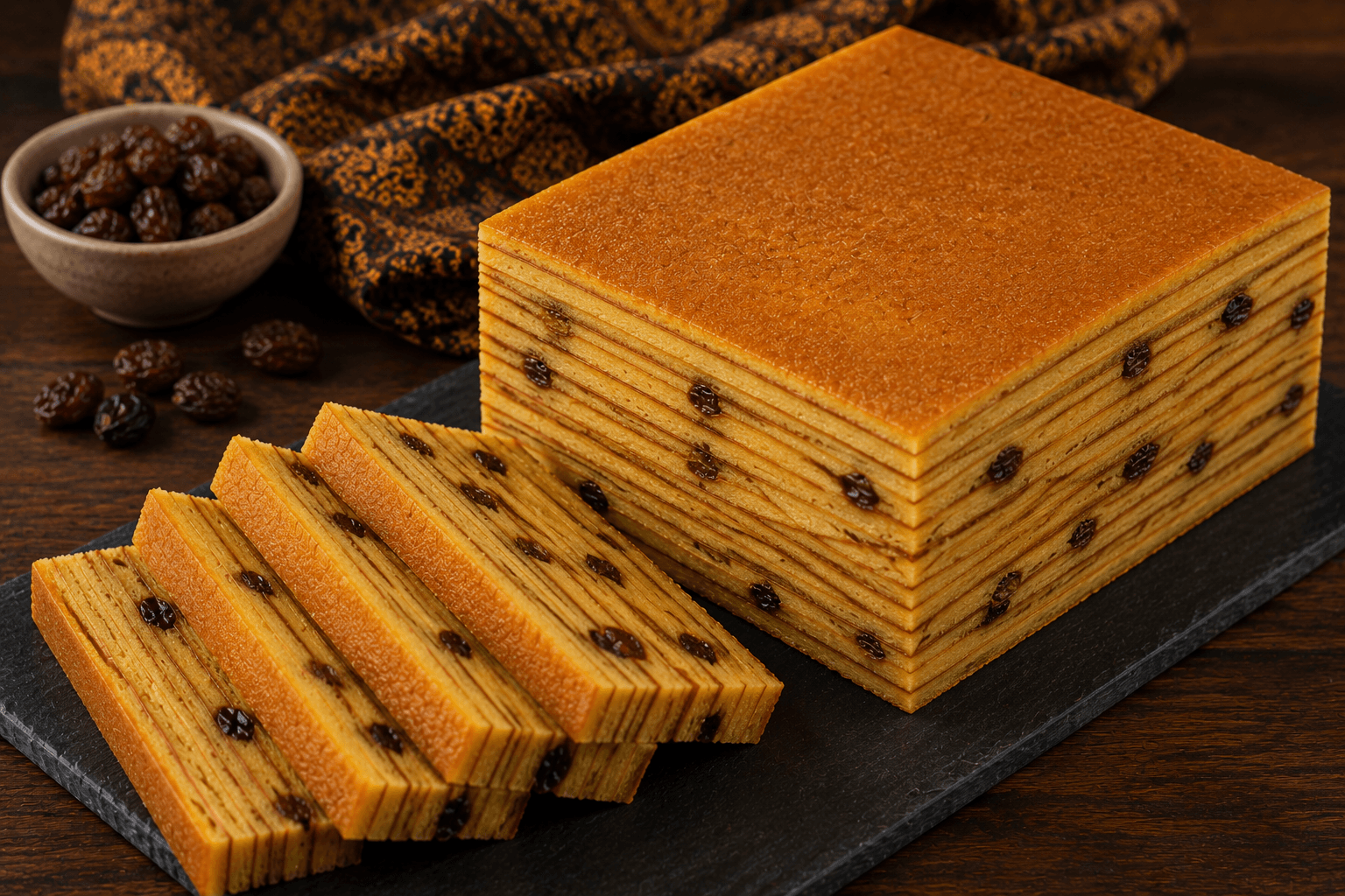 Rozijnen Spekkoek.