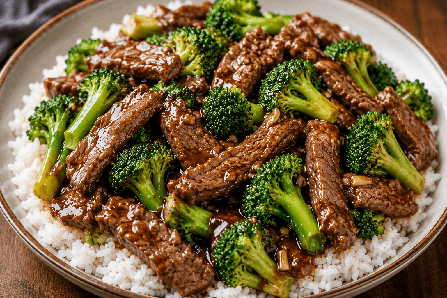 Rundvlees met Broccoli.