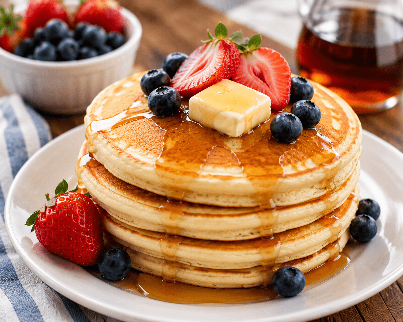 Amerikaanse pannenkoeken.
