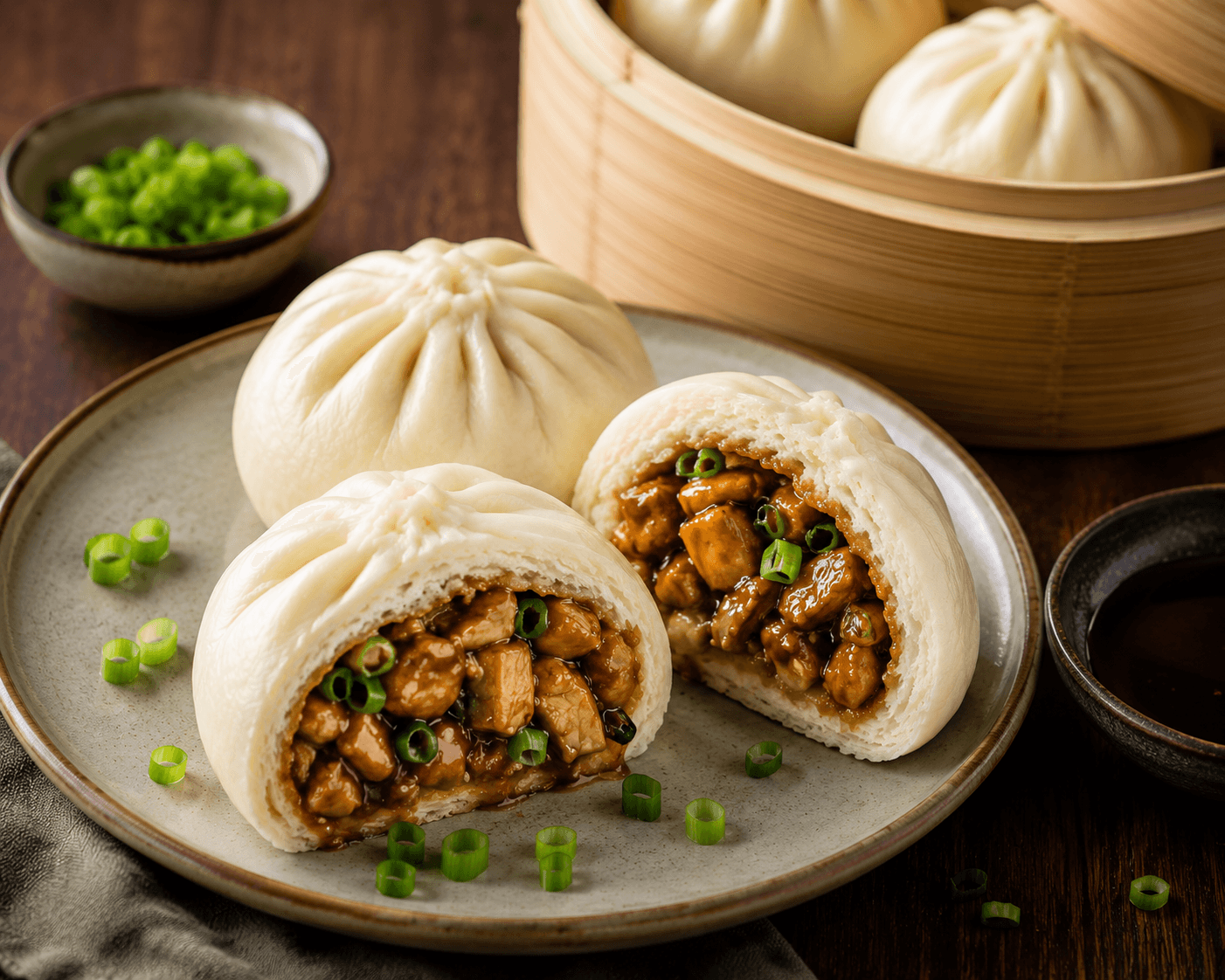 Kip-teriyaki bapao.