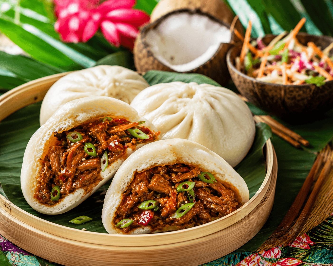 Bapao met jackfruit.