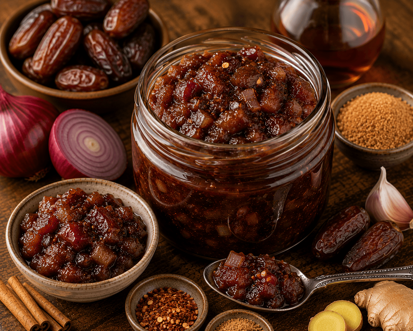 Dadelchutney.