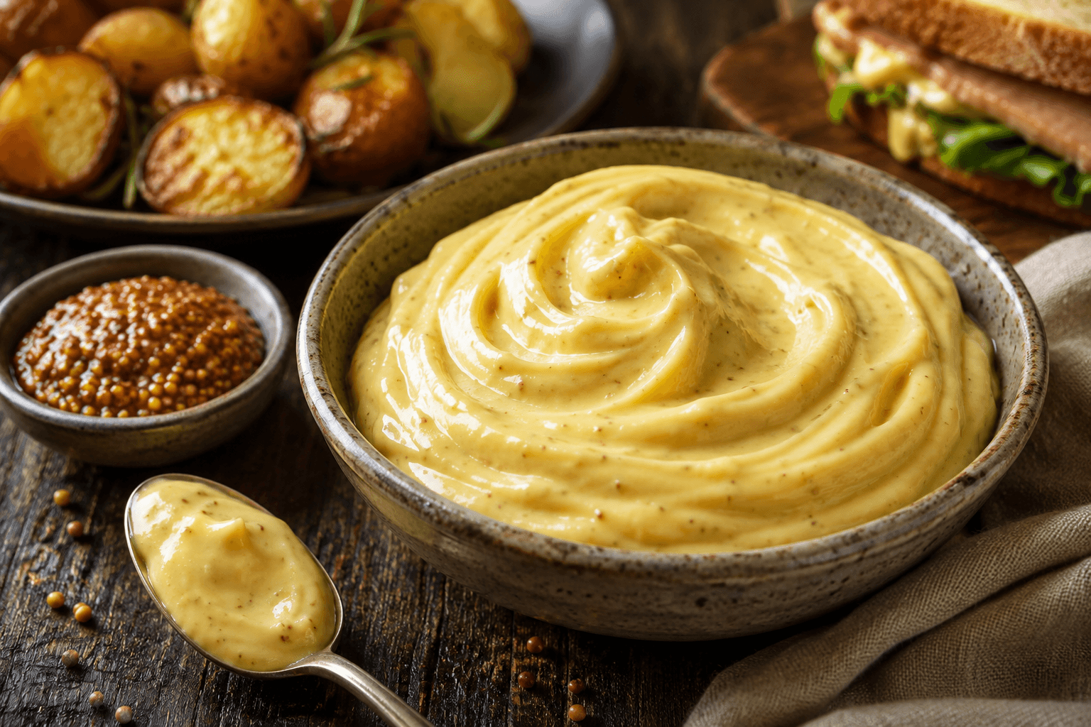 Mosterdmayonaise.
