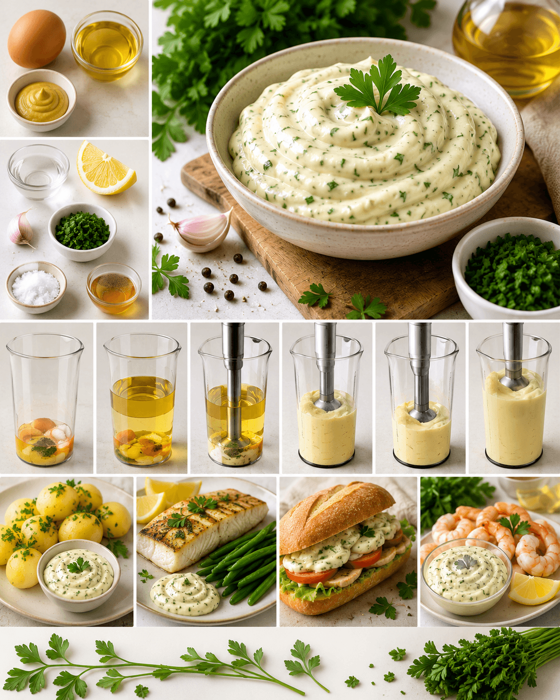 Peterseliemayonaise.