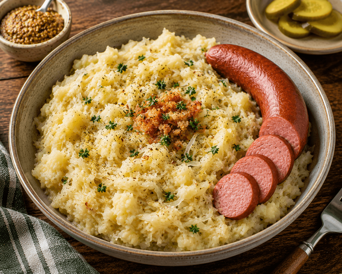 Stamppot zuurkool.