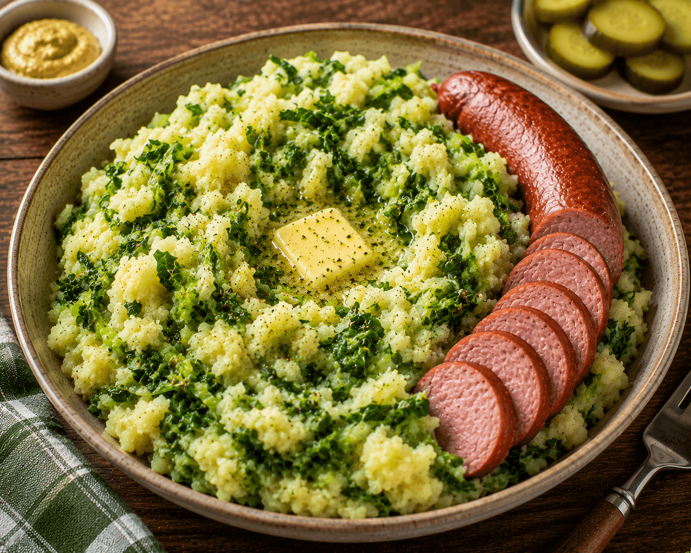 Stamppot andijvie.