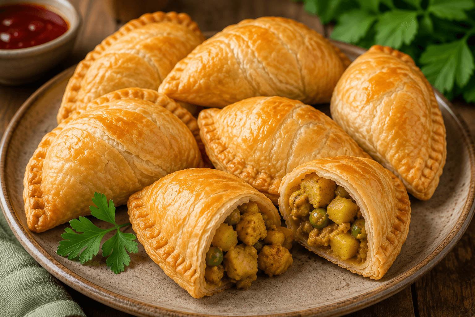 Curry puff.