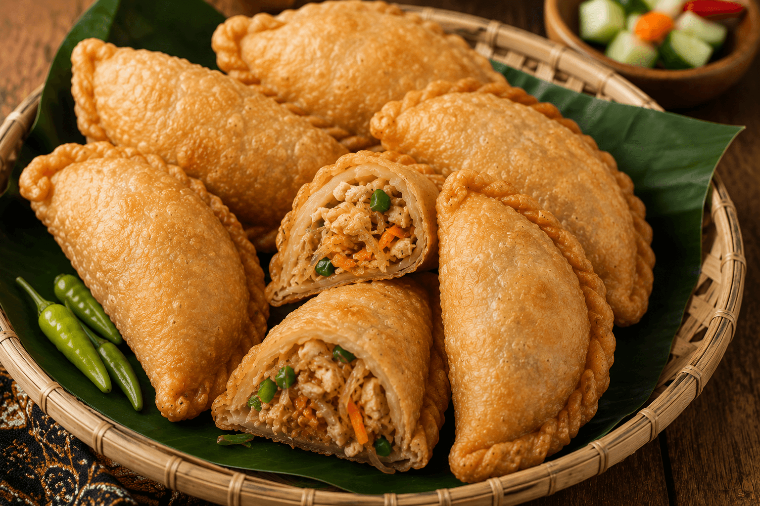 Pastel goreng.