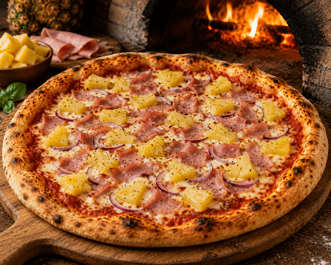 Pizza Hawaï.