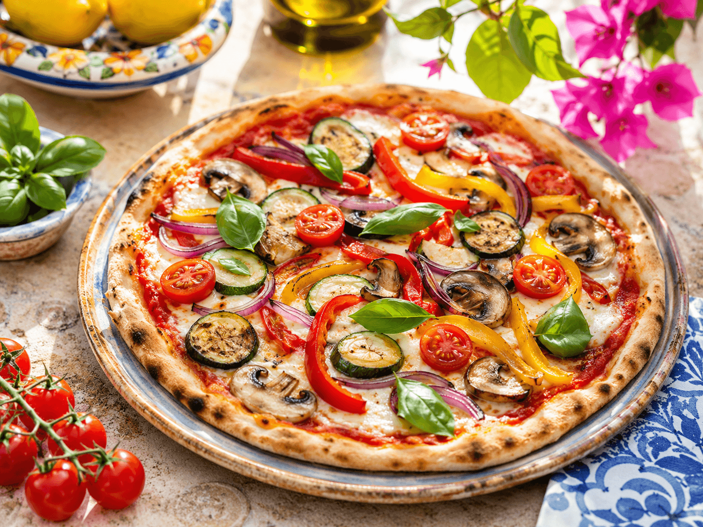 Pizza Vegetariana.