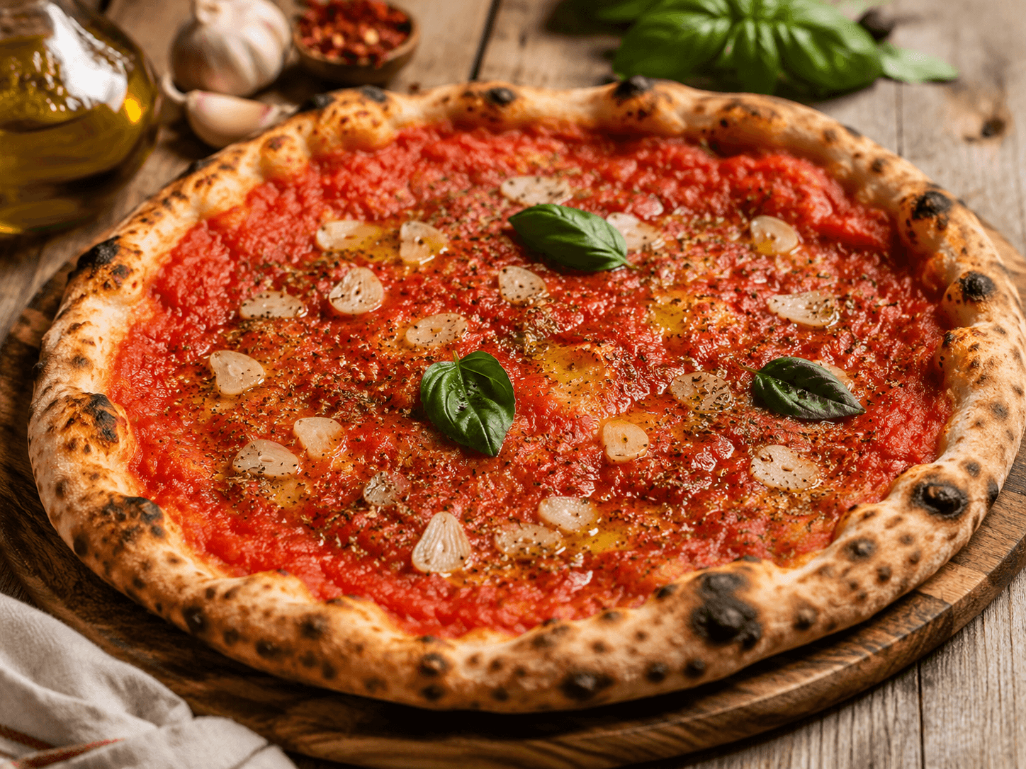 Pizza Marinara.