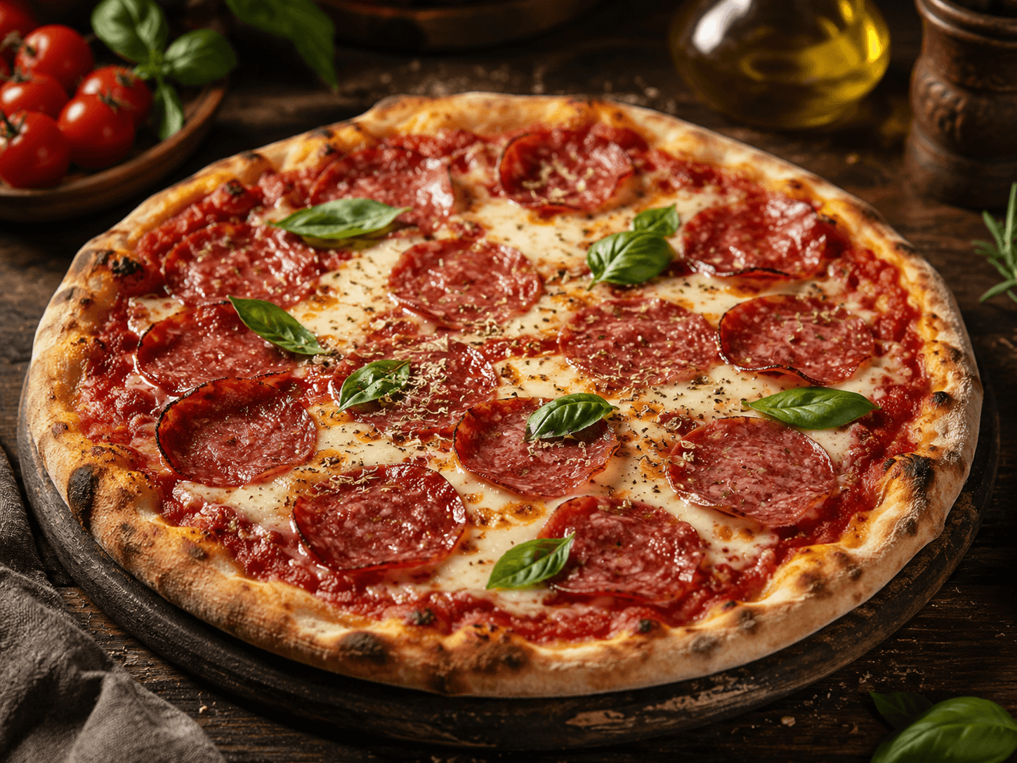 Pizza Salami.