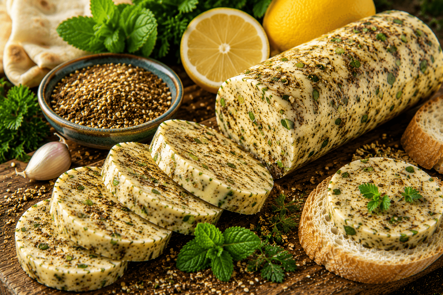 Kruidenboter met Za’atar en Citroen