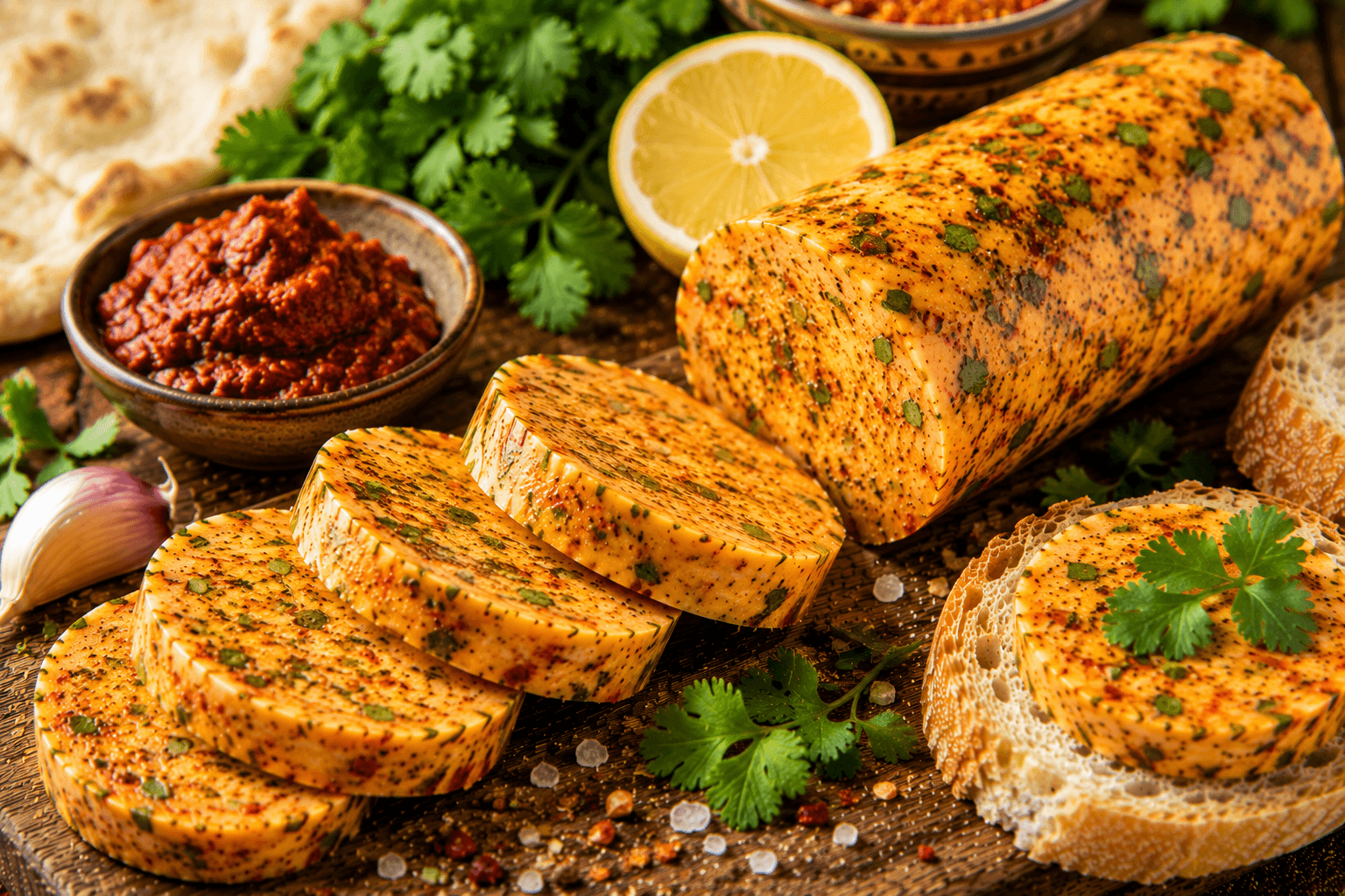Kruidenboter met Harissa en Koriander