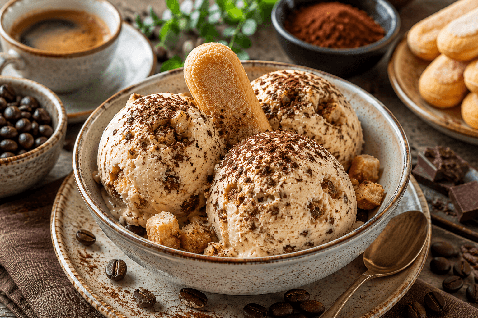 Tiramisu-Roomijs