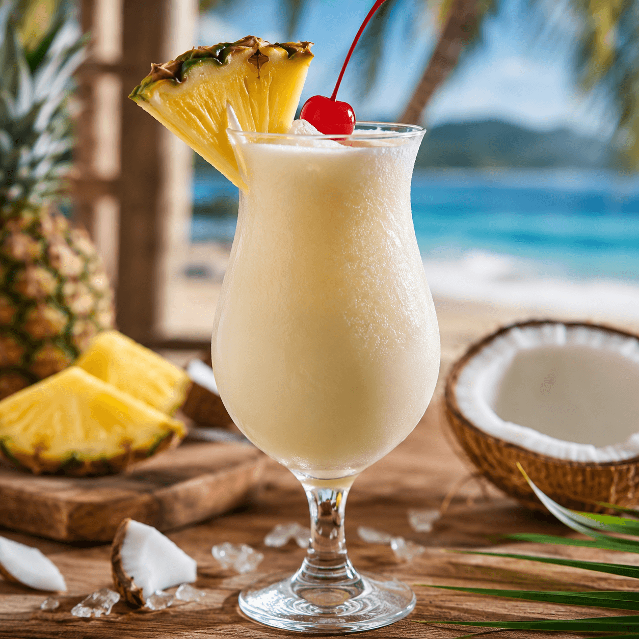 Piña Colada – romige tropische cocktail met ananas en kokos